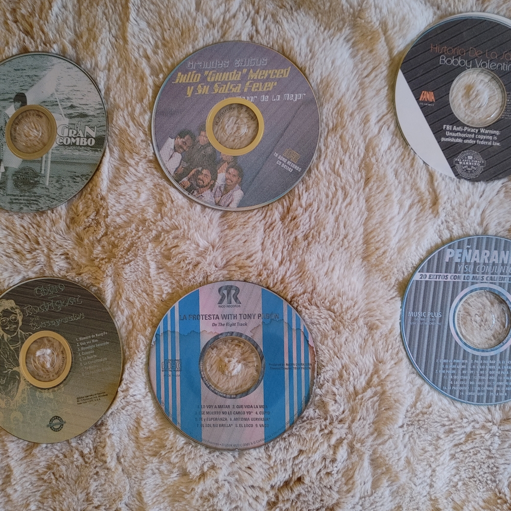 Collection of Latin Music CDs